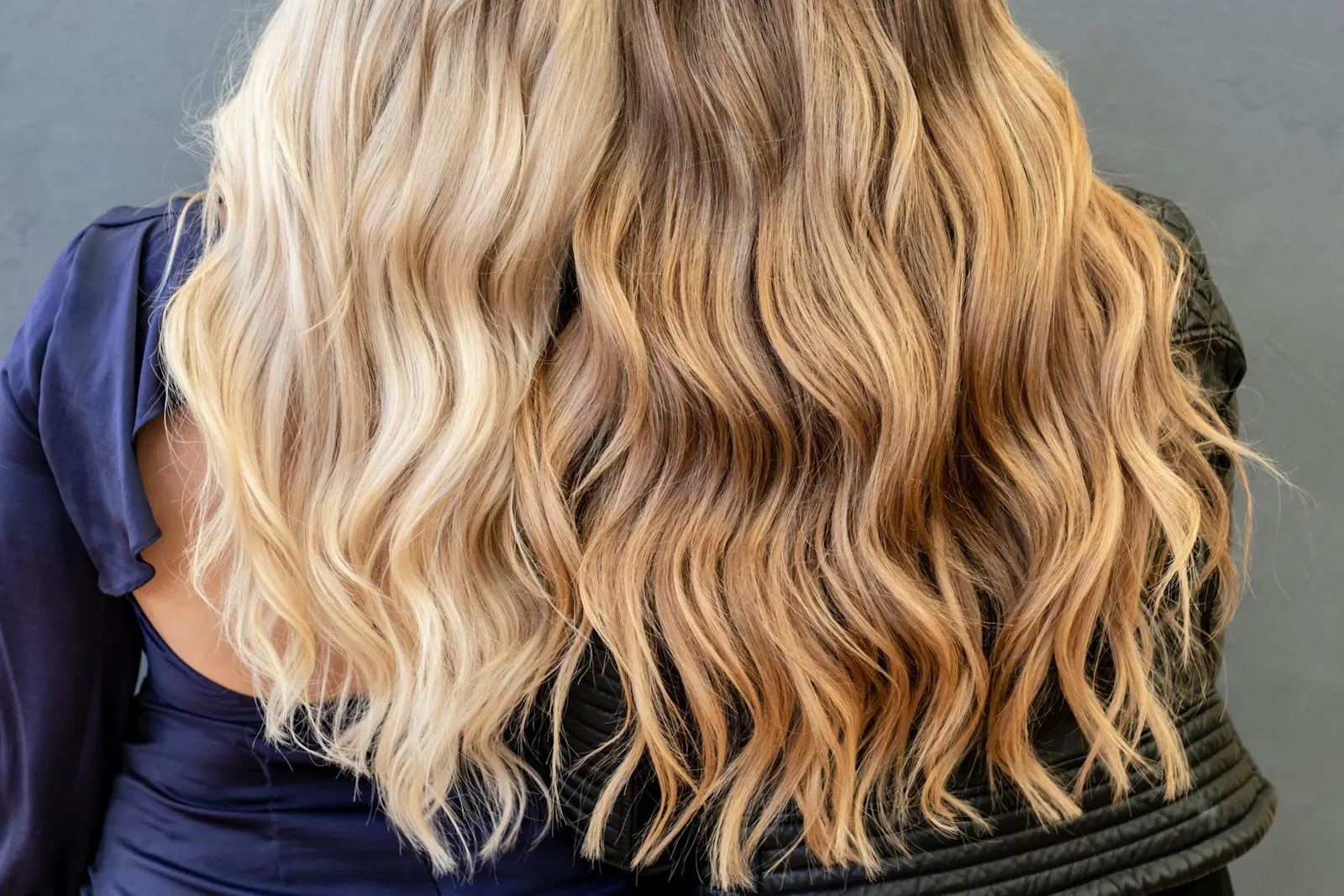 Resultado de un balayage en cabello largo
